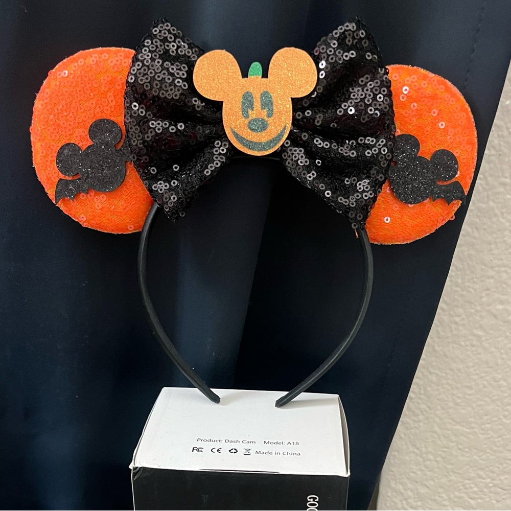 DISNEY MICKEY PUMPKIN HALLOWEEN EARS